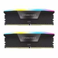 رم کامپیوتر CORSAIR VENGEANCE RGB BLACK 32GB(2X16GB) 5200 CL40 DDR5