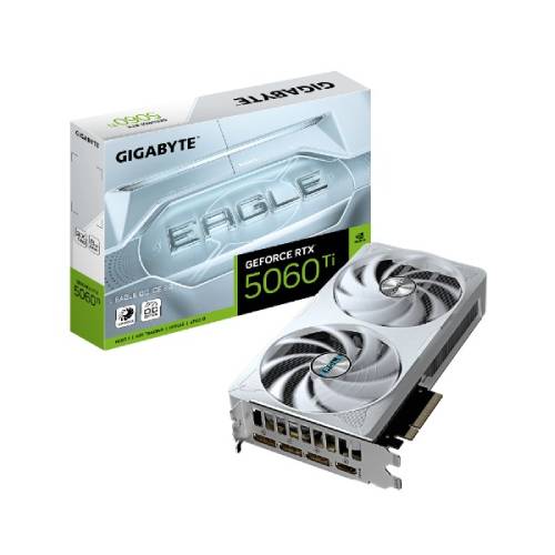 کارت گرافیک گیگابایت مدل GIGABYTE GeForce RTX™ 5060 Ti EAGLE OC ICE 8GB