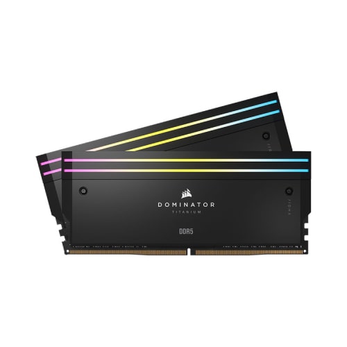 رم کامپیوتر DOMINATOR TITANIUM 32GB(16GBx2) 6000 RGB BLACK CL30