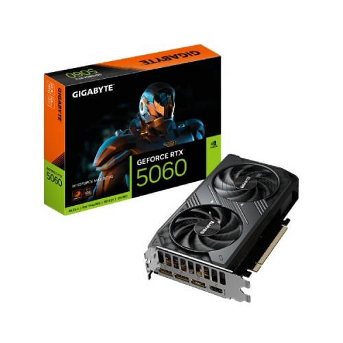 کارت گرافیک گیگابایت مدل GIGABYTE GeForce RTX™ 5060 WINDFORCE MAX OC 8GB