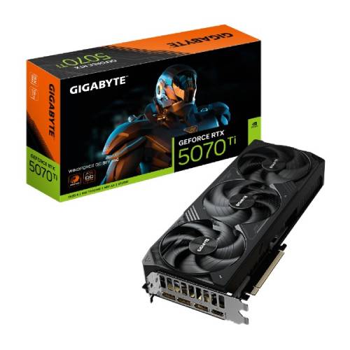 کارت گرافیک گیگابایت مدل GIGABYTE GeForce RTX™ 5070 Ti WINDFORCE OC SFF 16GB