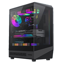 کیس گیمینگ گیم مکس مدل GAMEMAX Vista COC Black